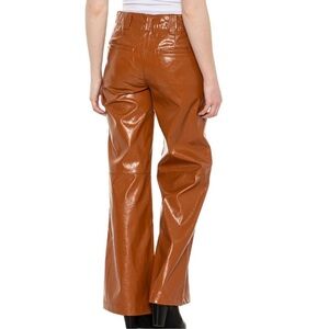 Free People | Star Crossed Lovers Faux Leather Pants 8
